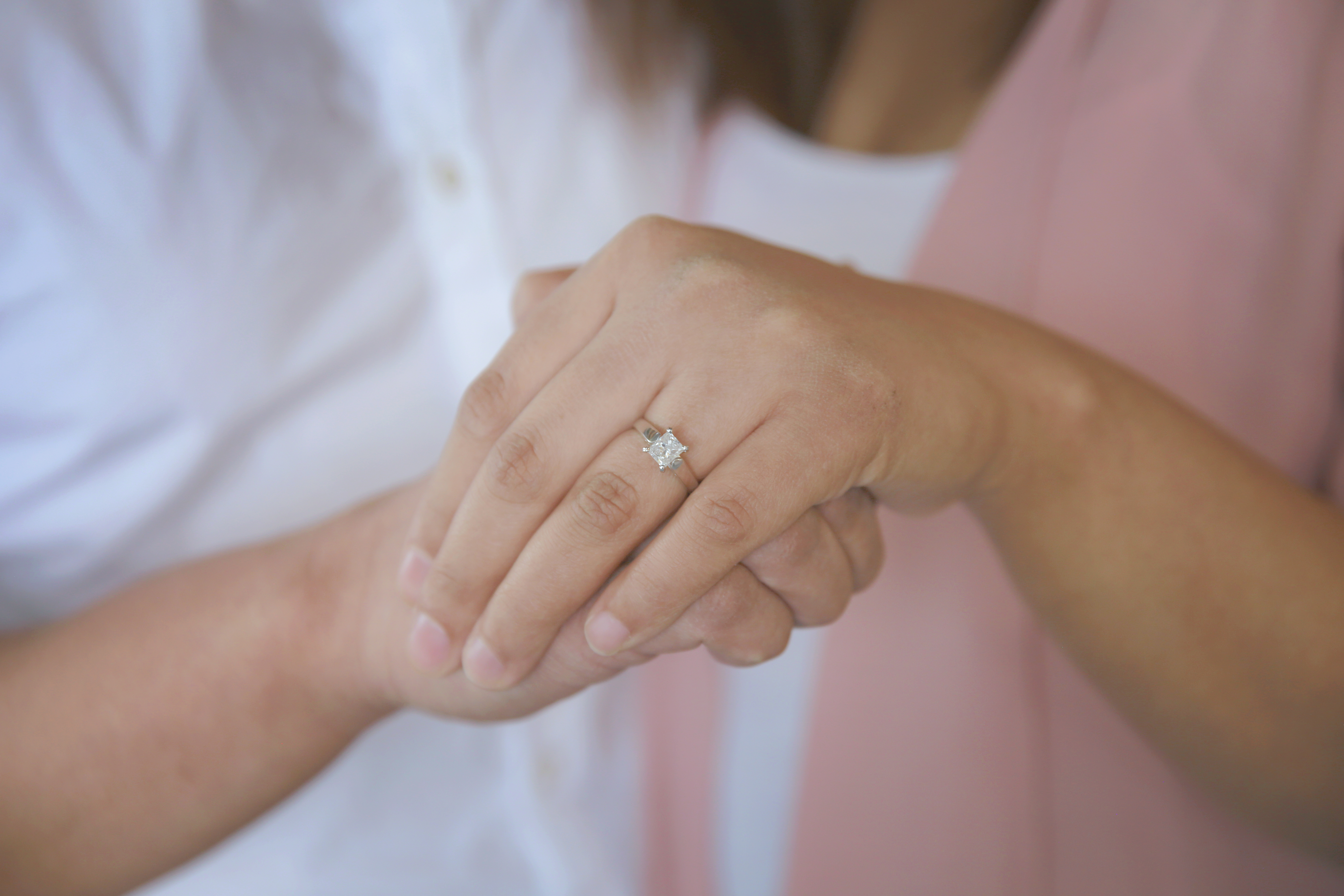 engagement ring family session